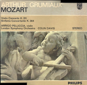 Arthur Grumiaux * Mozart: Sinfonia Concertante In E Flat/Violin Concerto No. 2 In D [Used Vinyl Record LP]