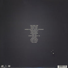 Daft Punk Discovery album tracklist on black background - Vinyl & CDs at Curious Collections Record Store College Station
