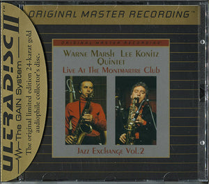 Warne Marsh Lee Konitz Quintet*  Live At The Montmartre Club - Jazz Exchange Vol. 2 (CD, 24K GOLD PLATED)