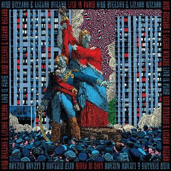 King Gizzard * Live in Paris [White/Red/Blue US Fuzz Club] Red, White and Blue Vinyl