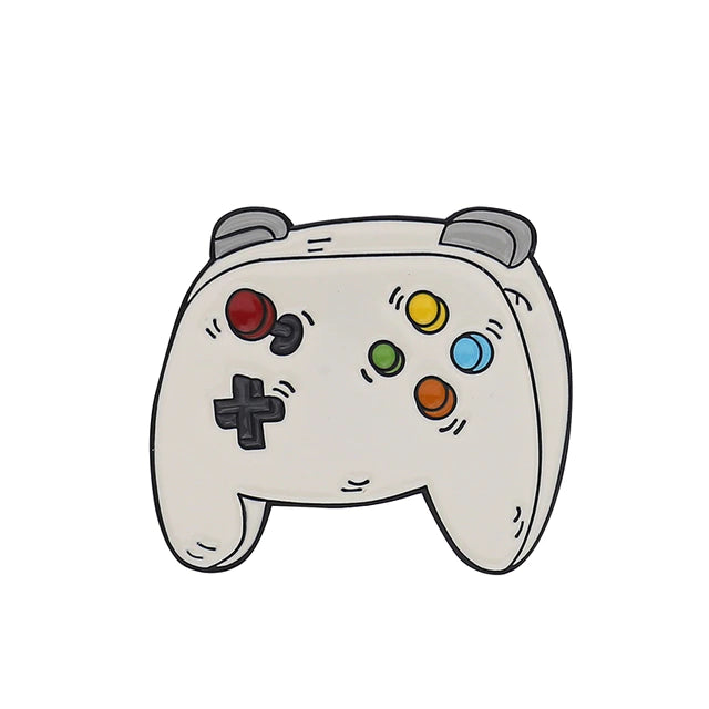 Retro Game Controller Enamel Pin